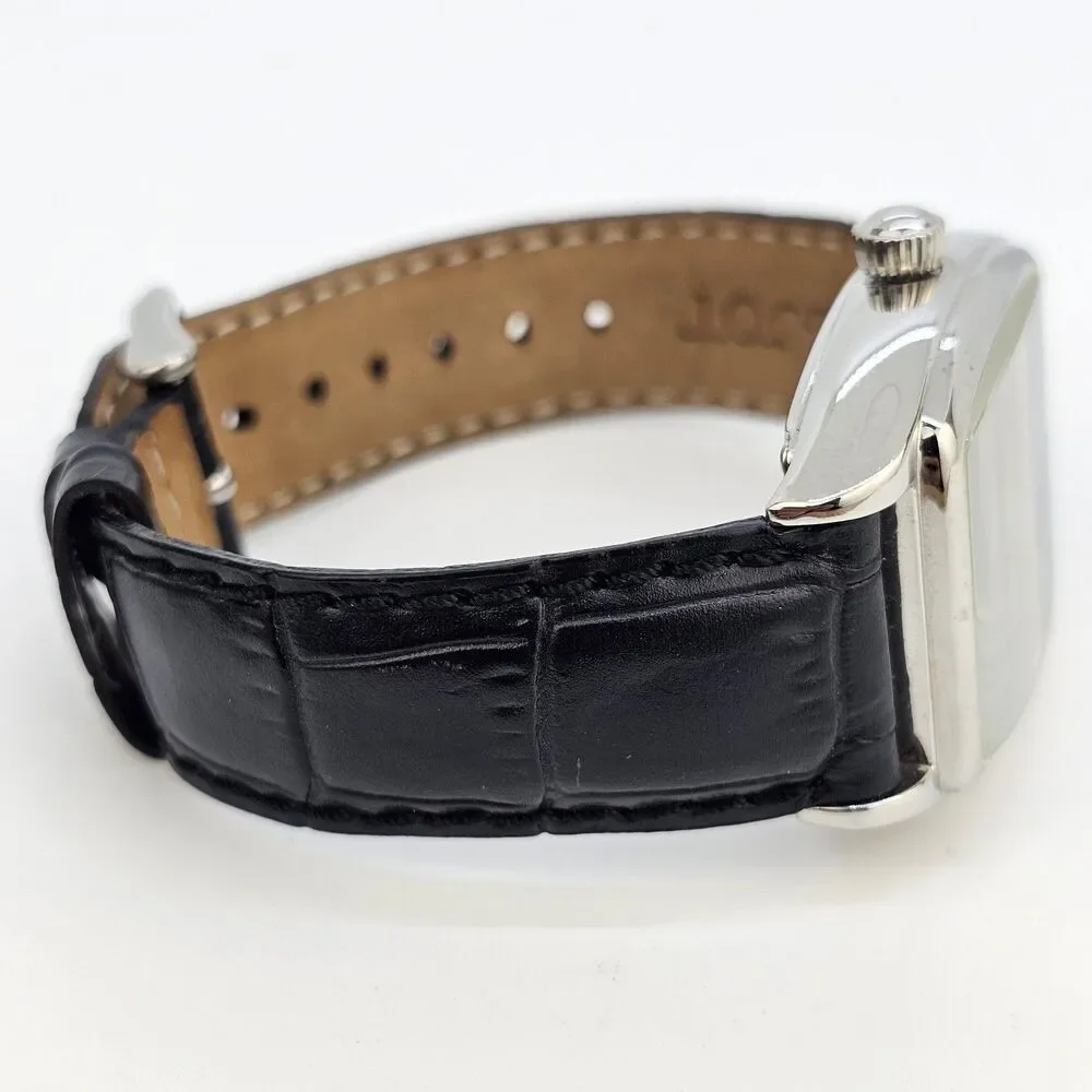 Buran Moonphase‎ Mechanical Watch 34MM Black Dial Leather Bands Limited Edition